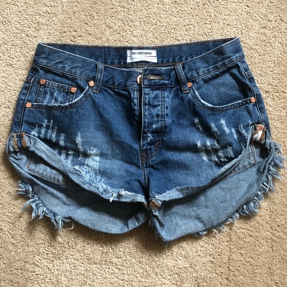 One Teaspoon Denim Cutoff Shorts